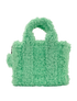 Small Teddy Tote, &pound;80, Handbags, Green, Polyester, Back view